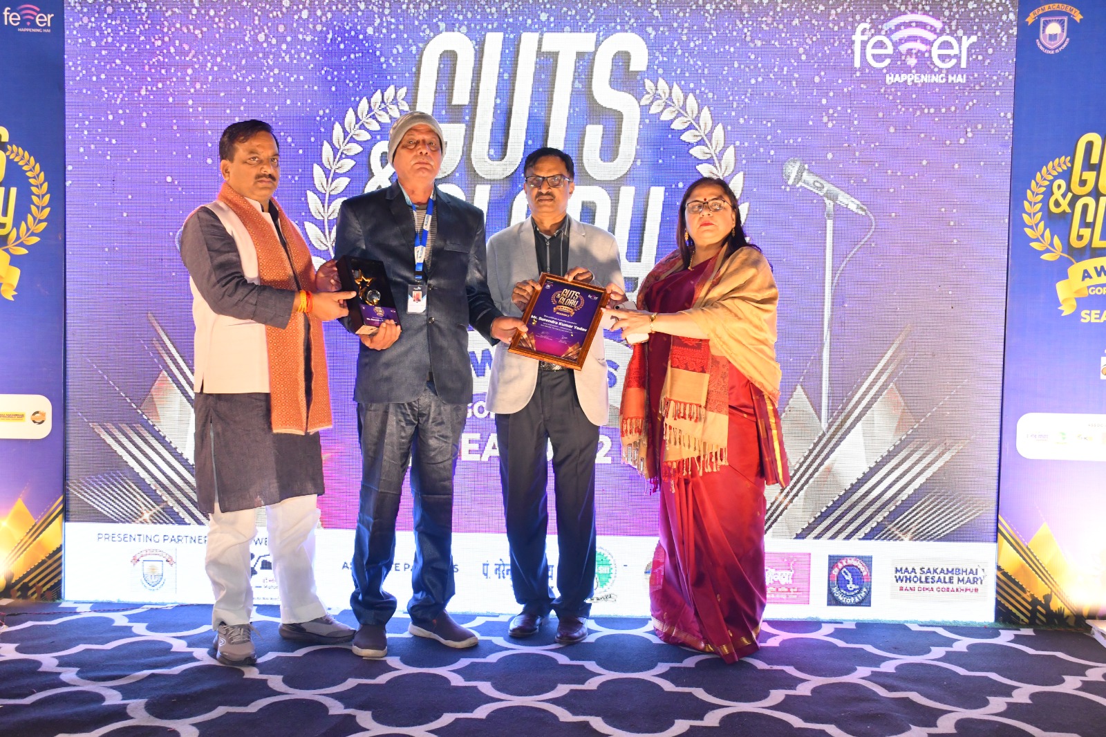 "Celebrating excellence! Our VP Operations, Mr. Surendra Kumar Yadav, has been honoured with the Guts and Glory Award- Season 2(2025) for outstanding contribution to the drone Industry".